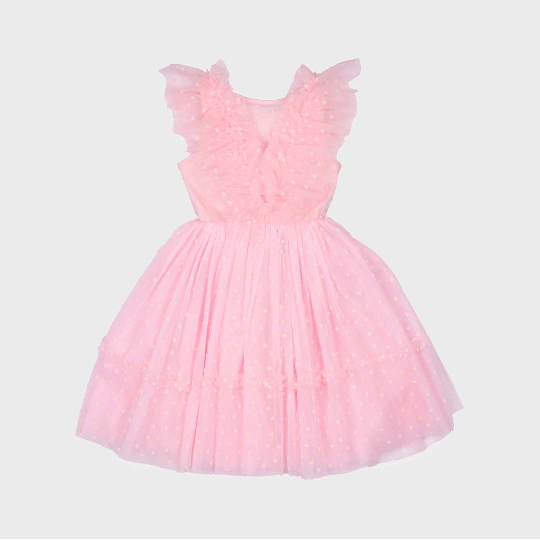 TULLE PARTY DRESS | PINK HEART