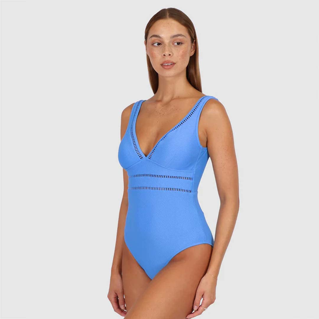 Rococco Longline One Piece | Miami Blue