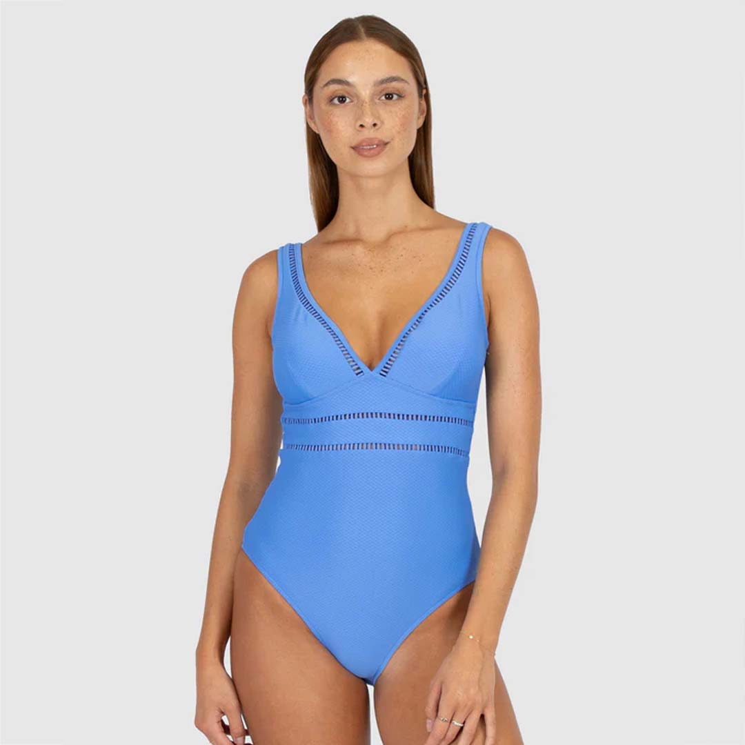 Rococco Longline One Piece | Miami Blue