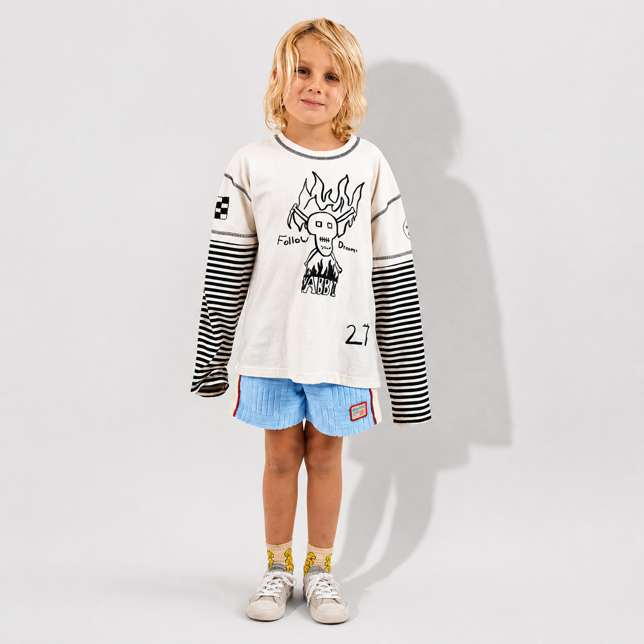 The Skull Dreams Tee | White Black