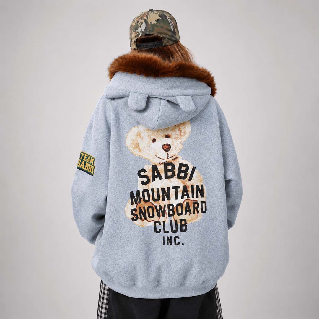 Bear With Me Zip Hoodie