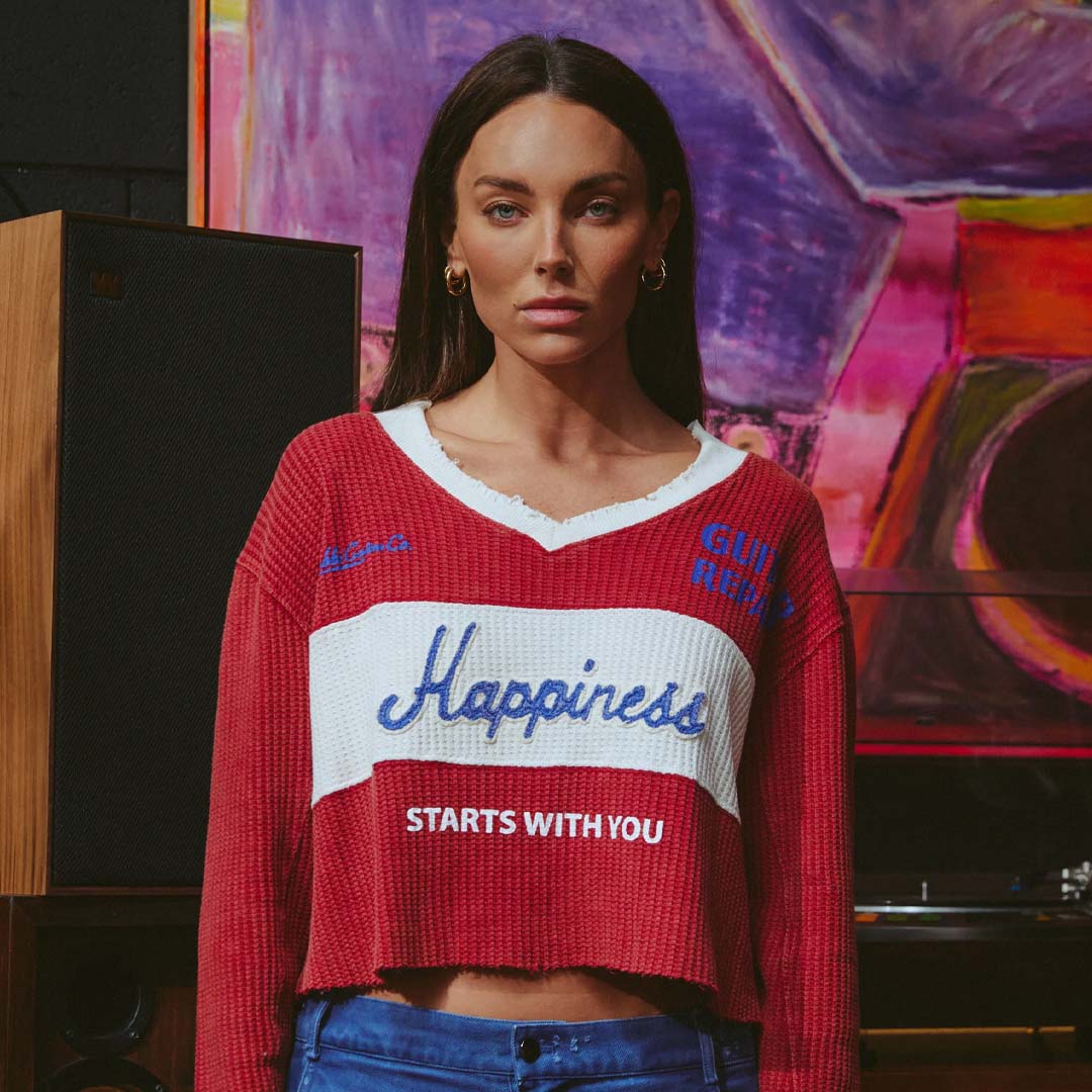 Happiness Top | Maroon