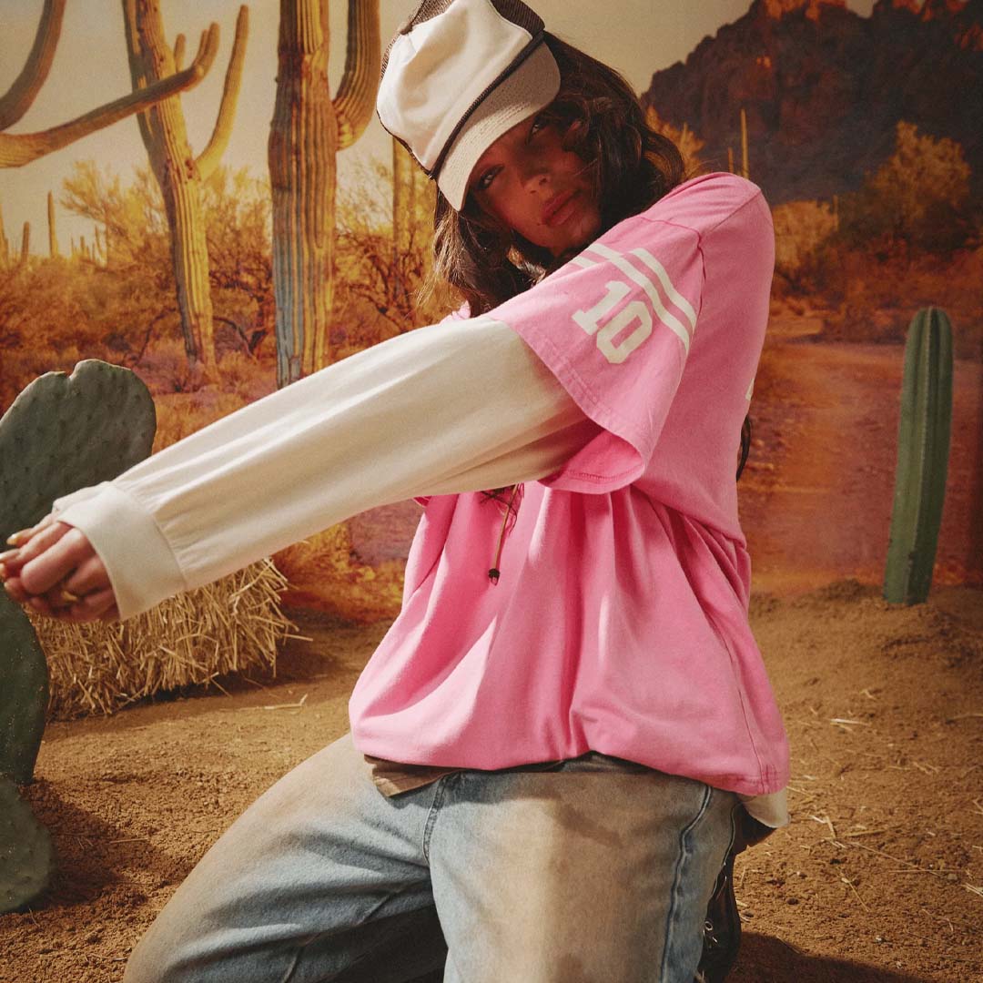 Neigh Sayer LS Tee | Pink