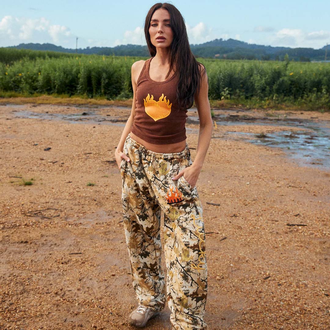 The Lucky Duck Tank | Brown