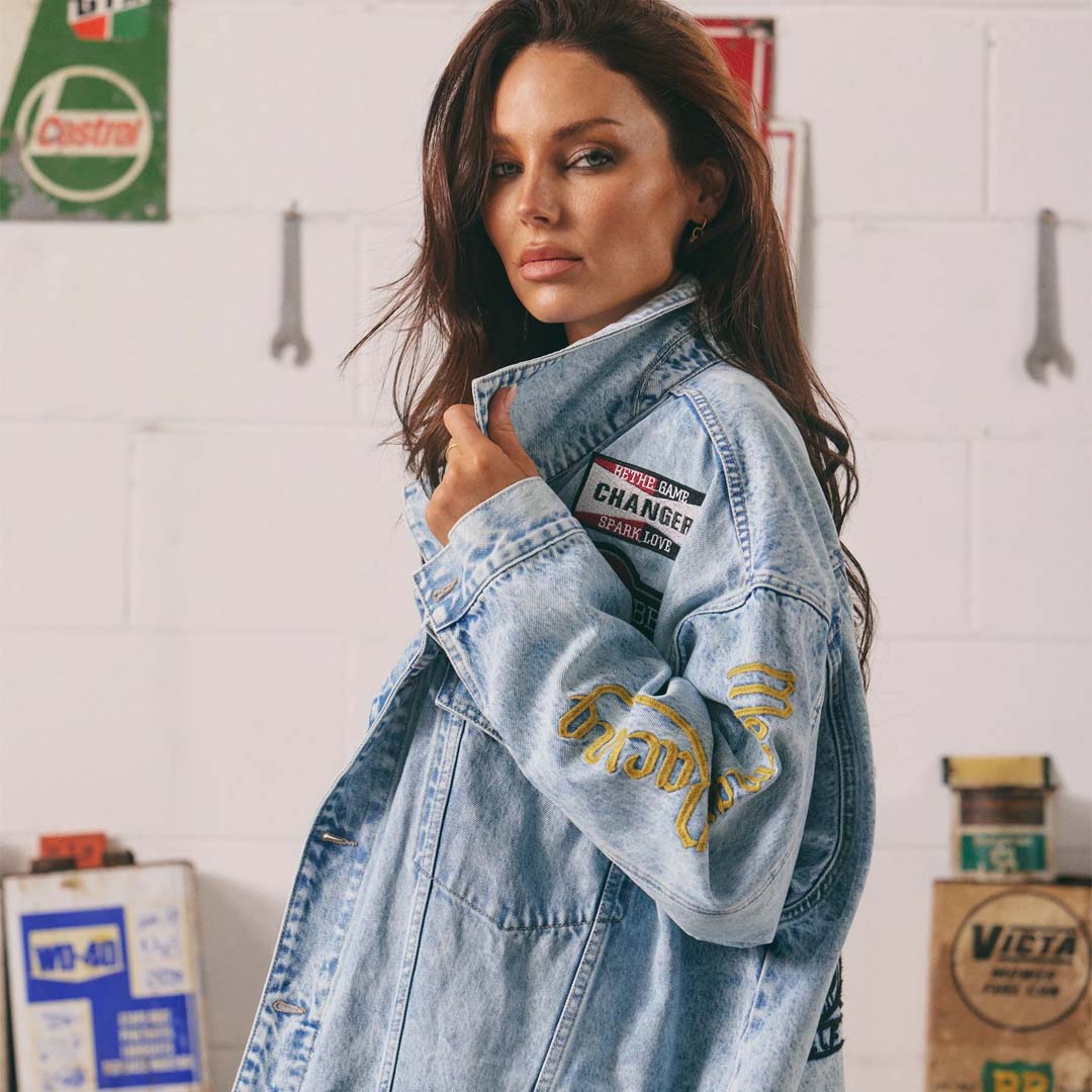 The Mermaid Racing Denim Jacket