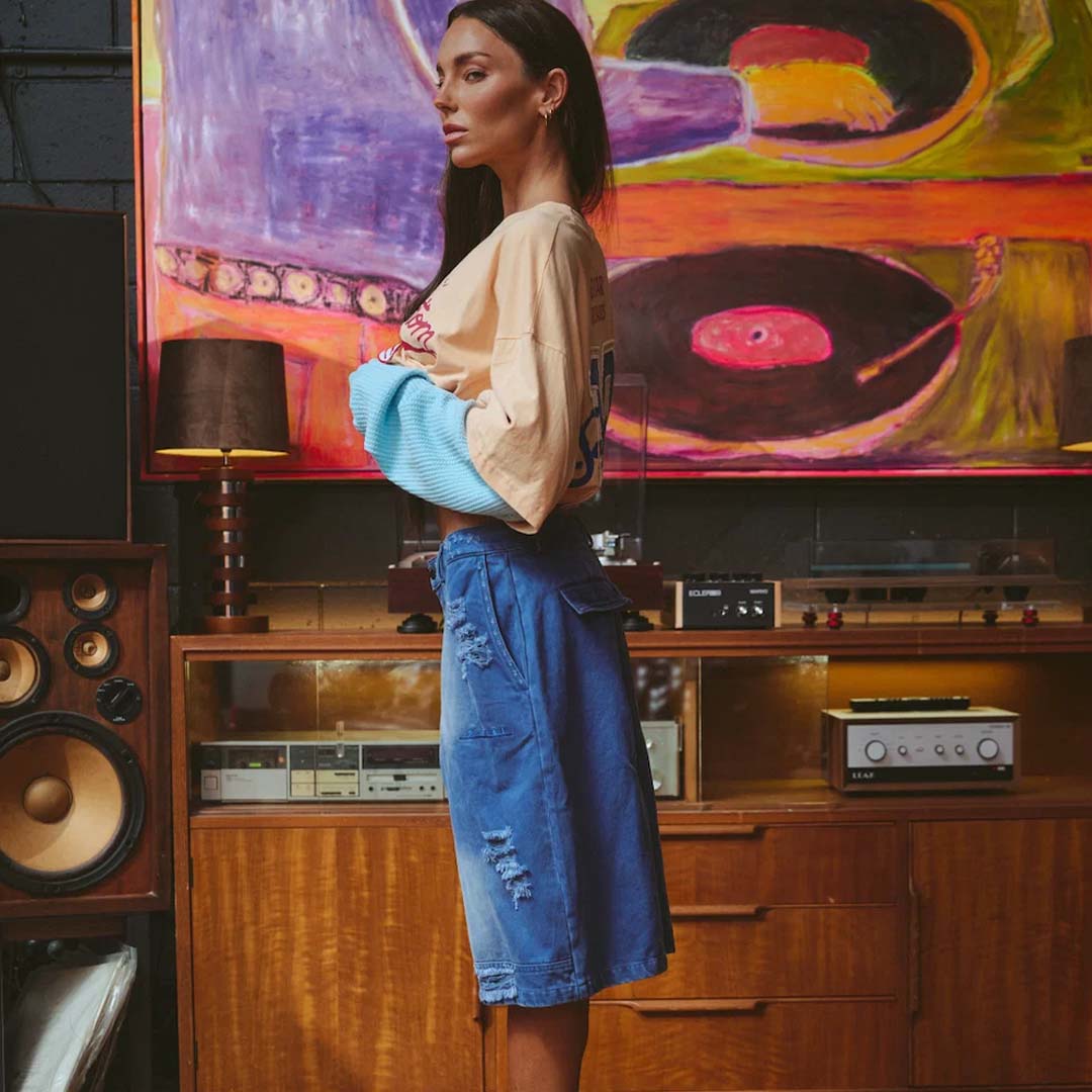 Mechanic Jorts | Indigo