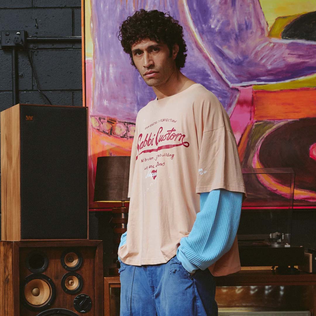 Sabbi Custom Long Sleeve Tee | Apricot