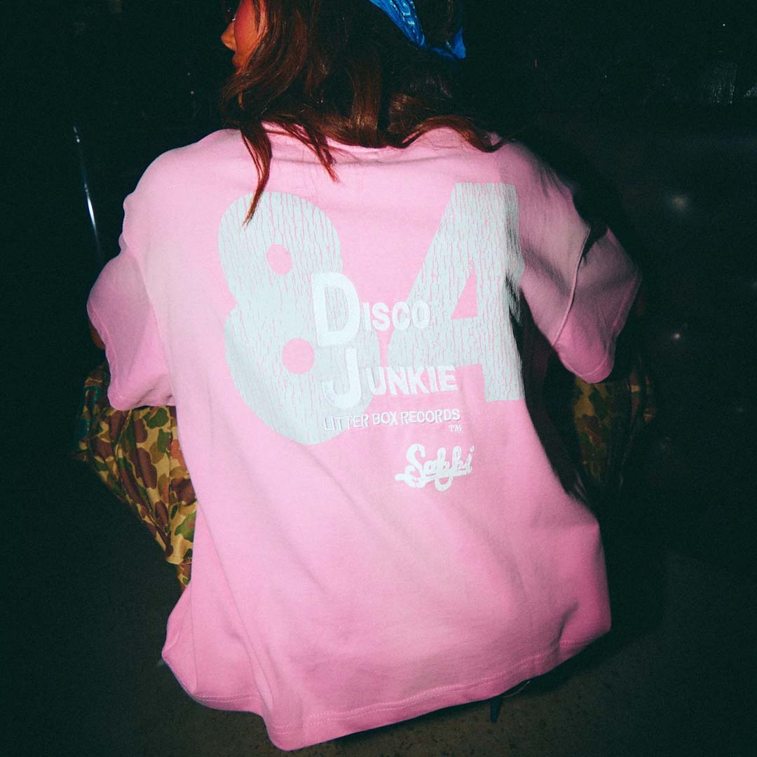 DJ Cat Tee | Pink