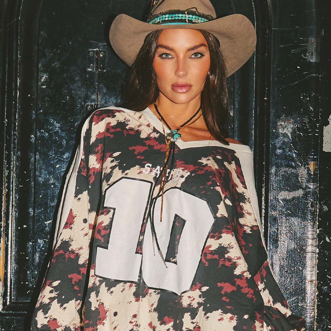 The 10 Cow Print Jersey