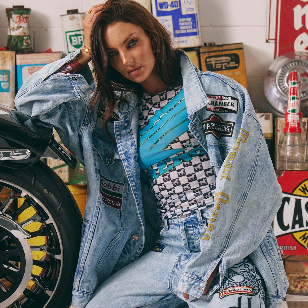 The Mermaid Racing Denim Jacket