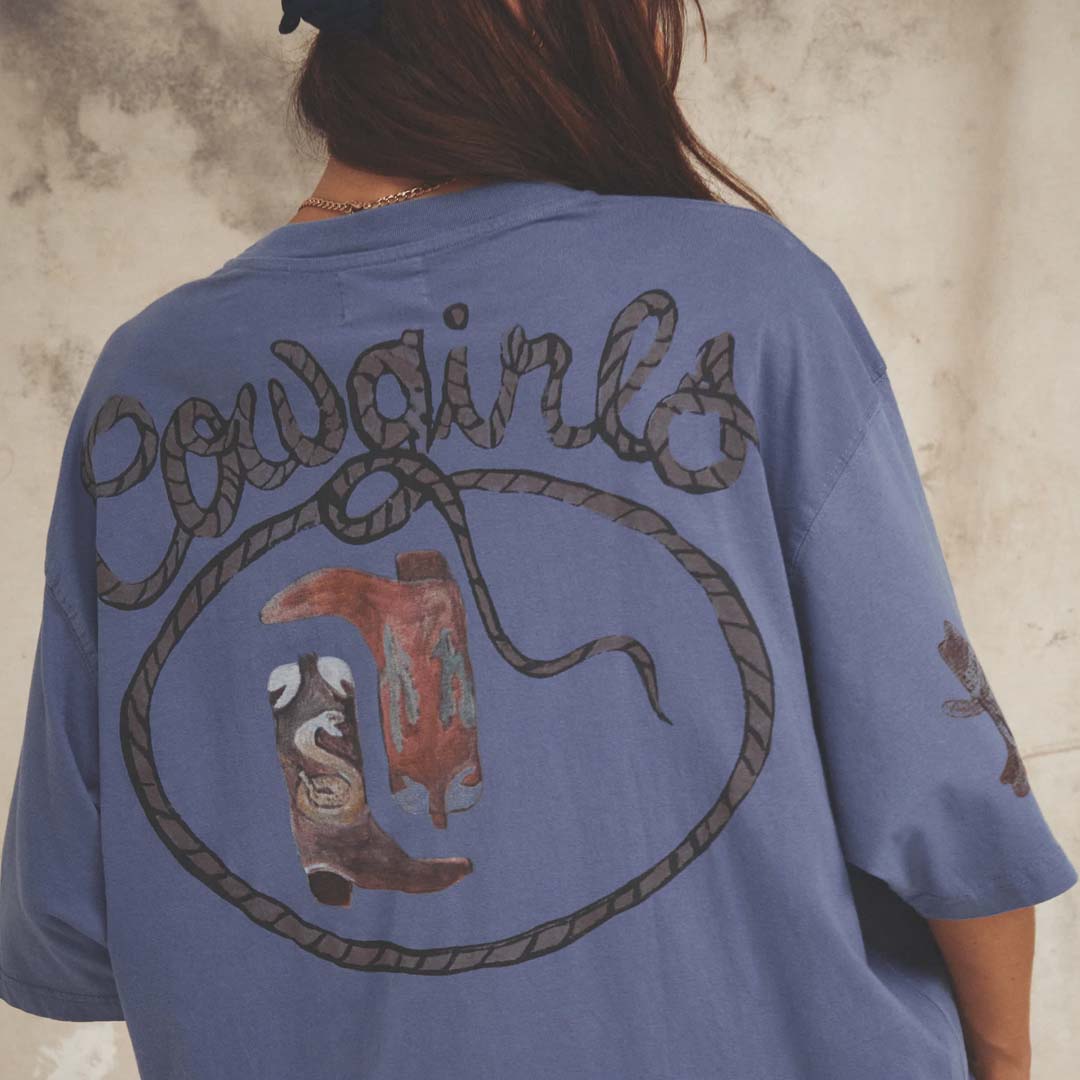 Crazy Horse Tee | Dusty Lavender