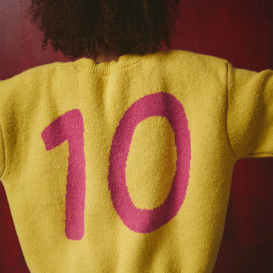 Be A Kind Human Knit Jumper | Yellow