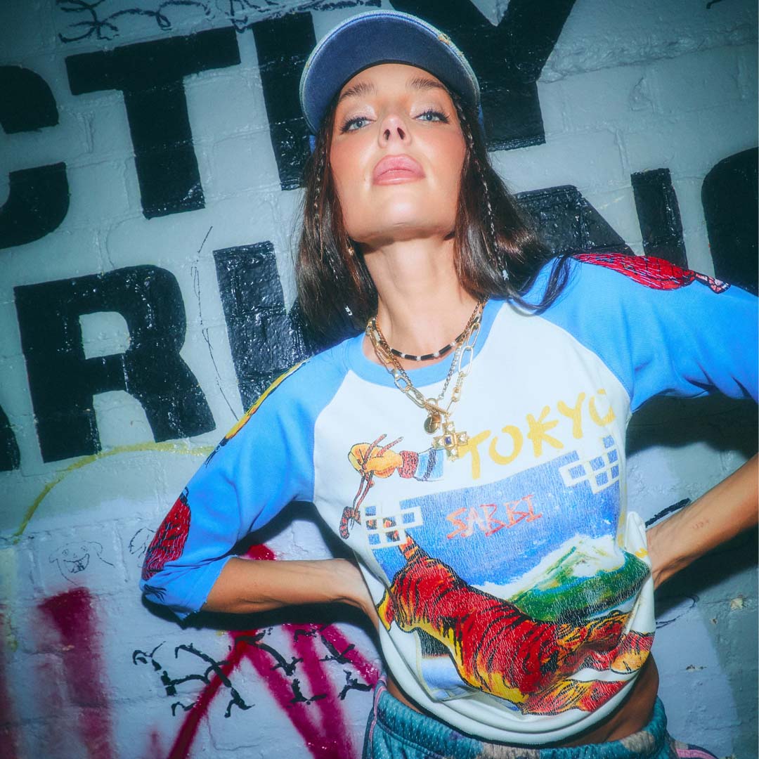 Lucky 3/4 Sleeve Top | Royal