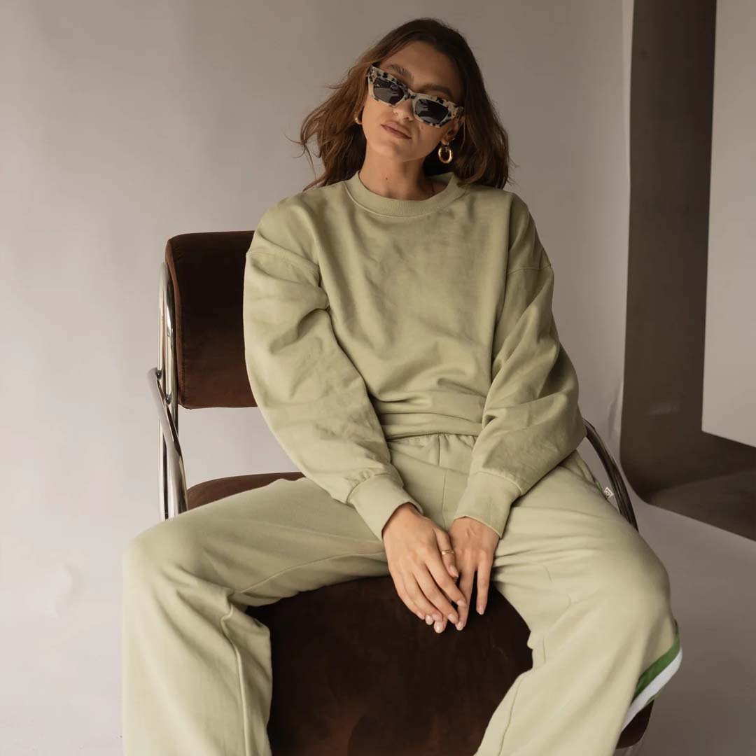 SAINT TROPEZ SWEATSHIRT | SAGE
