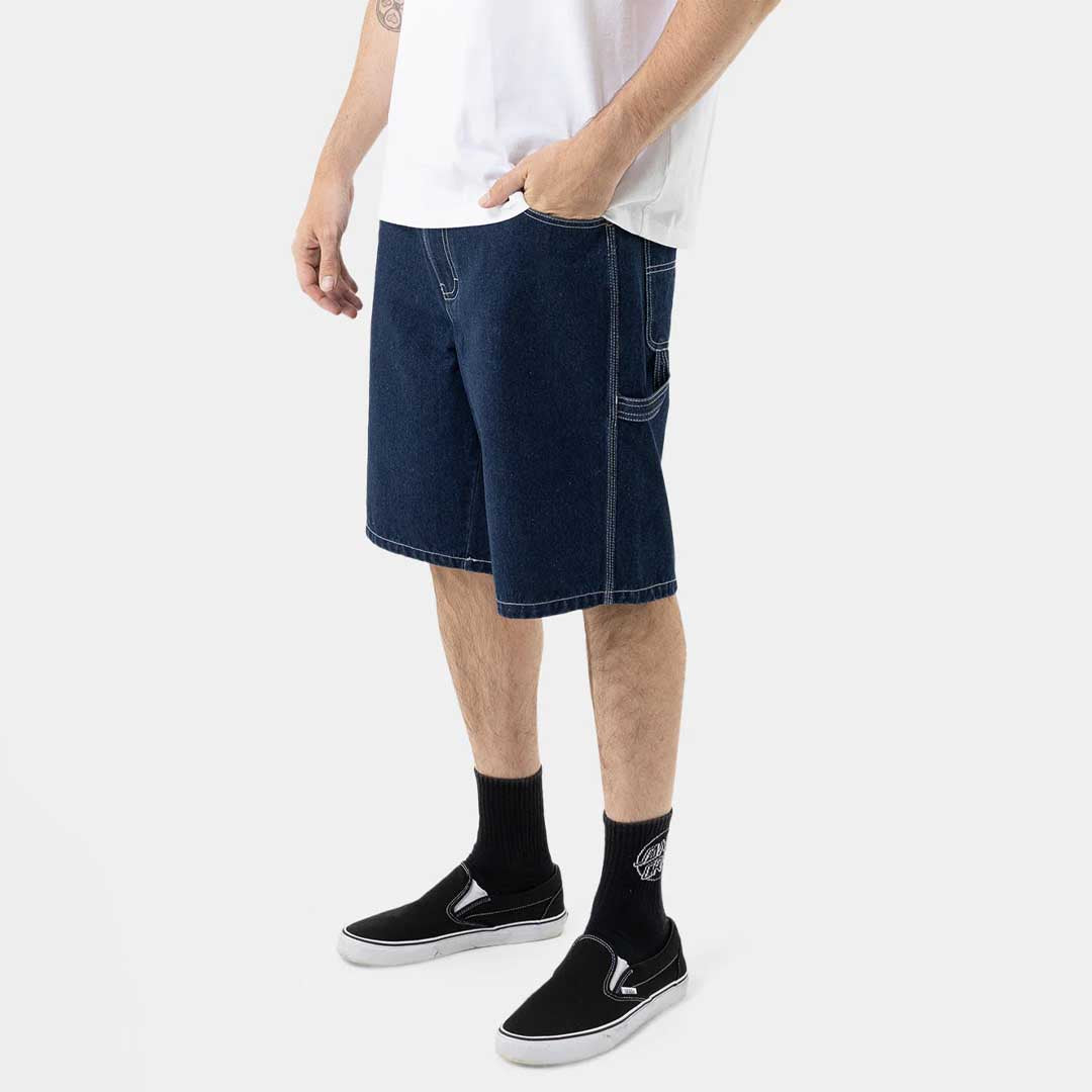 Classic Dot Carpenter Jean Short Boys Baggy | Rinsed Indigo