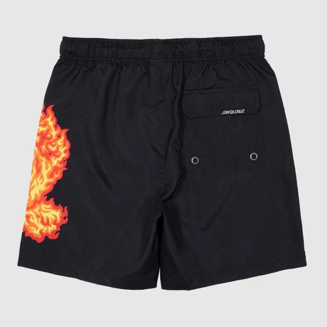 FLAME HAND BOARDSHORT | BLACK