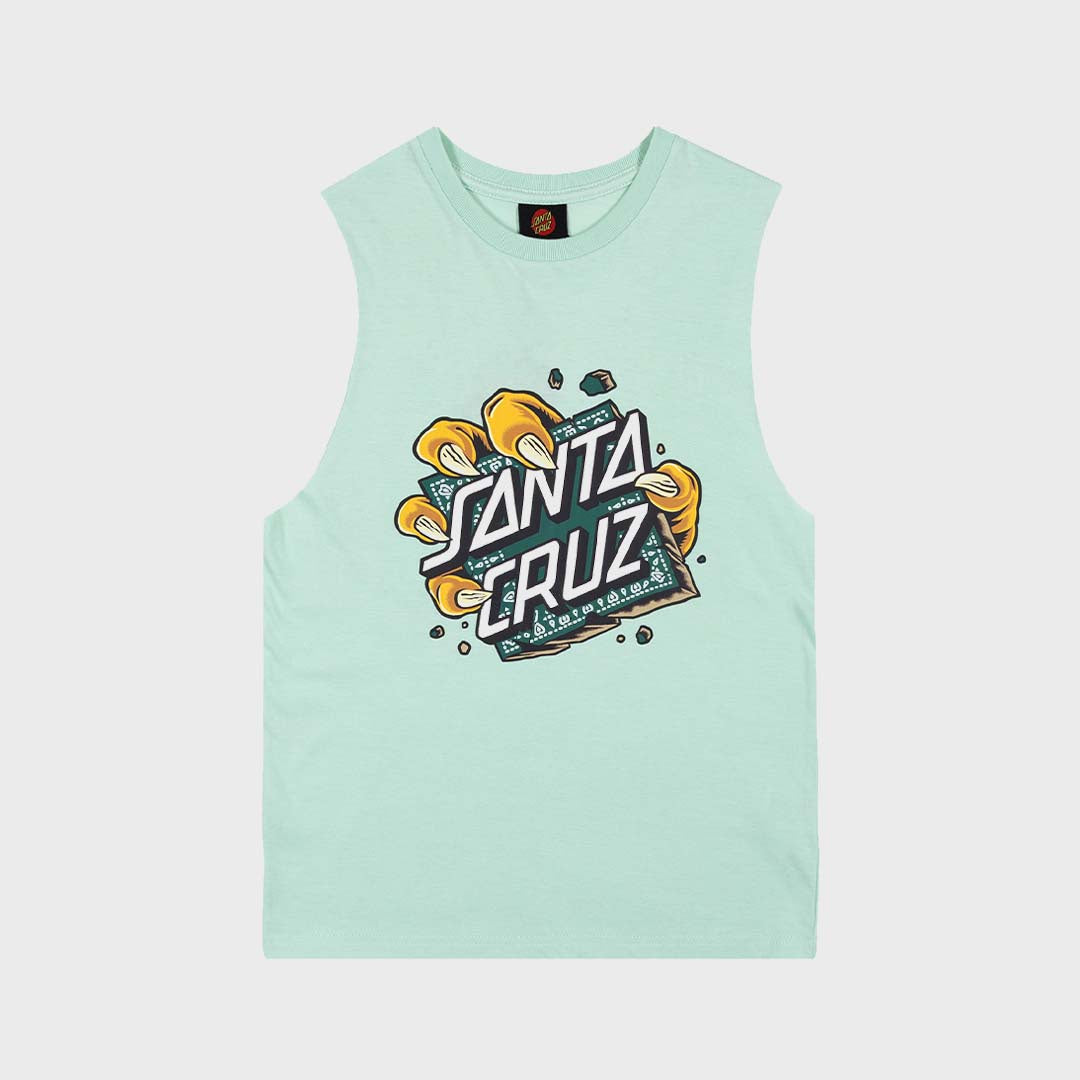 JOHNSON BEAST STACK MUSCLE TEE | AQUA