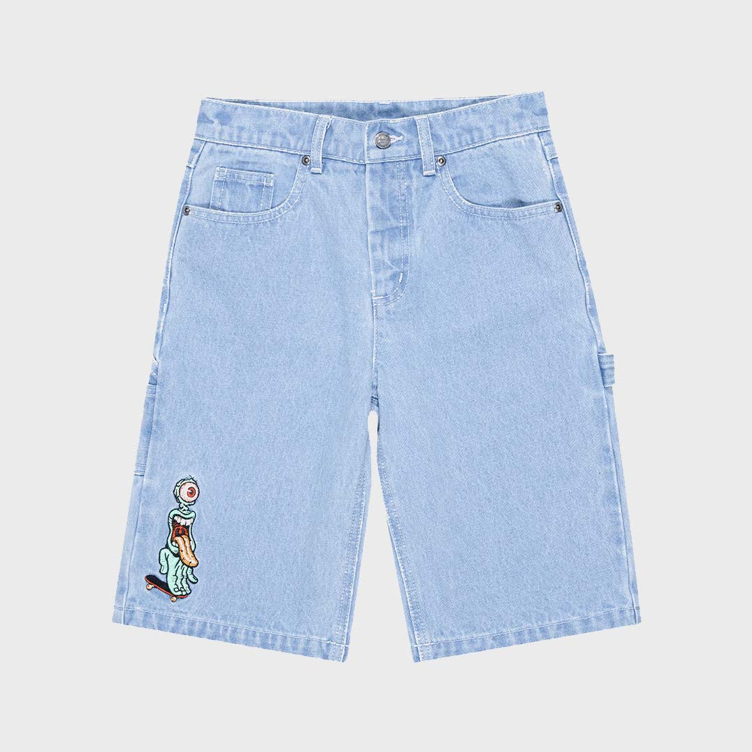 OPUS GRIP CARPENTER SHORT | BLEACHED DENIM
