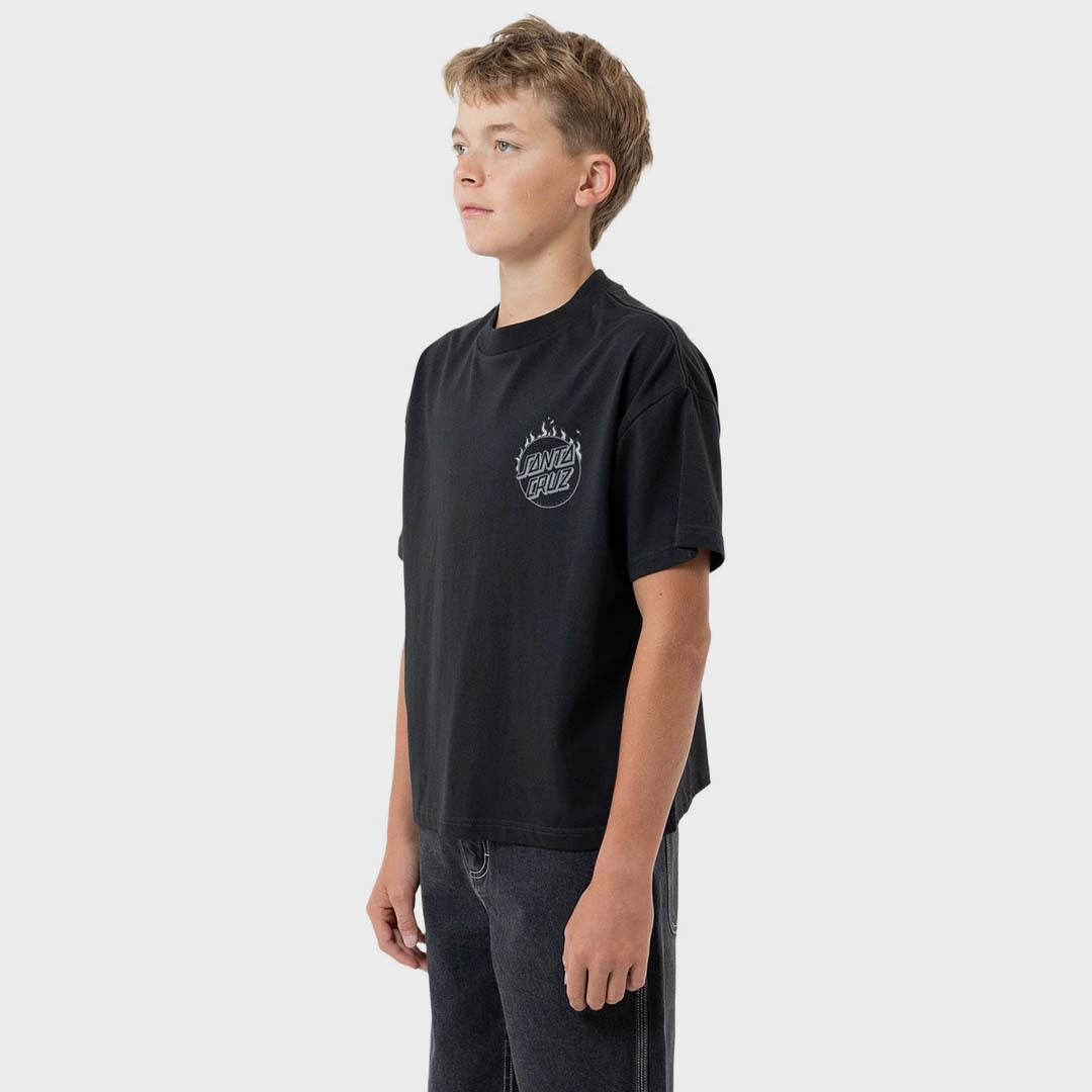 Burnt Opus Ovrszd Tee | Off Black