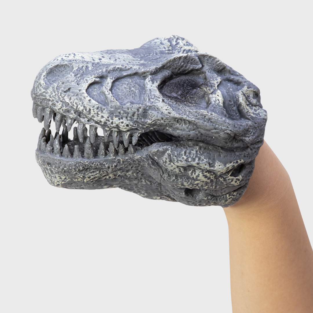 DINO SKULL HAND PUPPET | T-REX