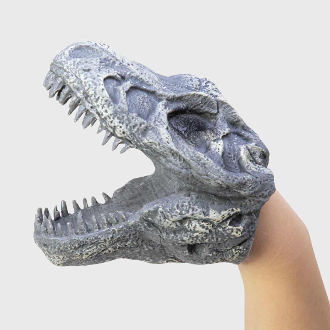 DINO SKULL HAND PUPPET | T-REX