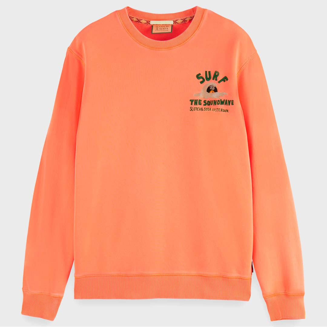 ACID WASH ARTWORK PULLOVER | SIREN