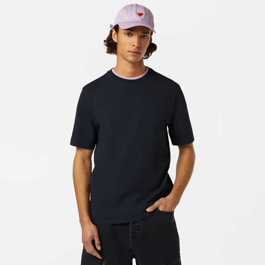 Cotton-Linen T-Shirt | Washed Black