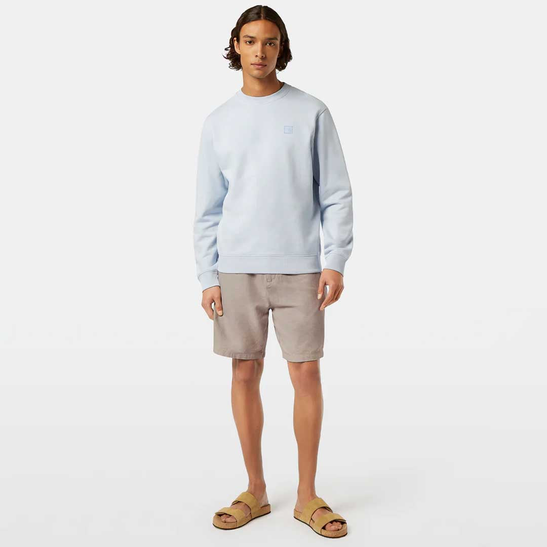 Fave Cotton-Linen Shorts | Highway Grey