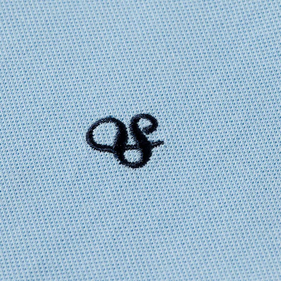 Logo Pique Polo | Spring Blue