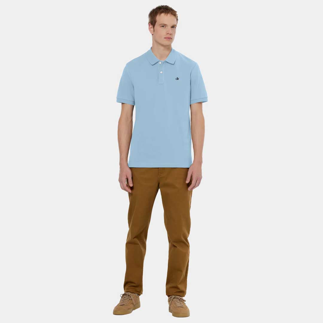 Logo Pique Polo | Spring Blue