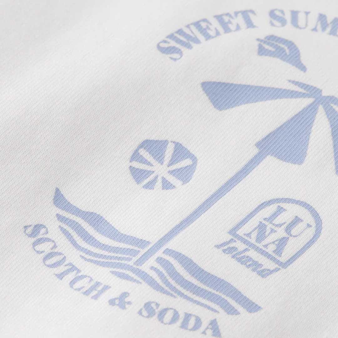 Logo T-Shirt | White Blue