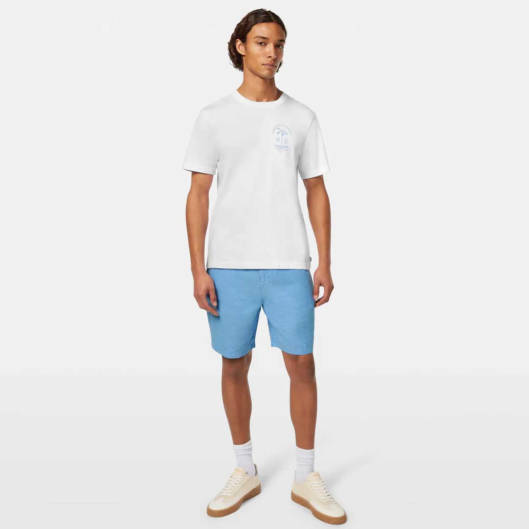 Logo T-Shirt | White Blue