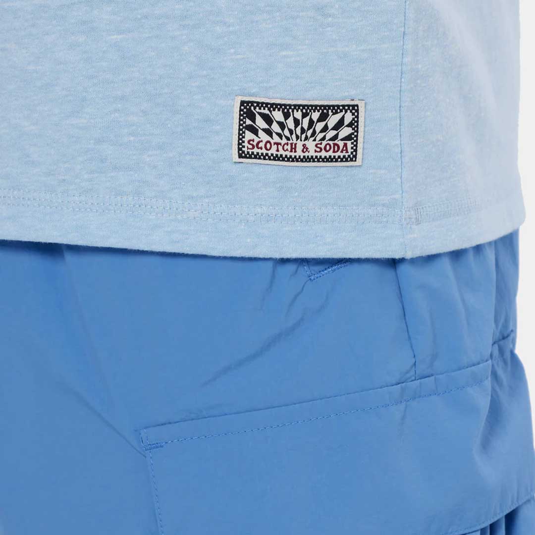 Melange Tee | Spring blue