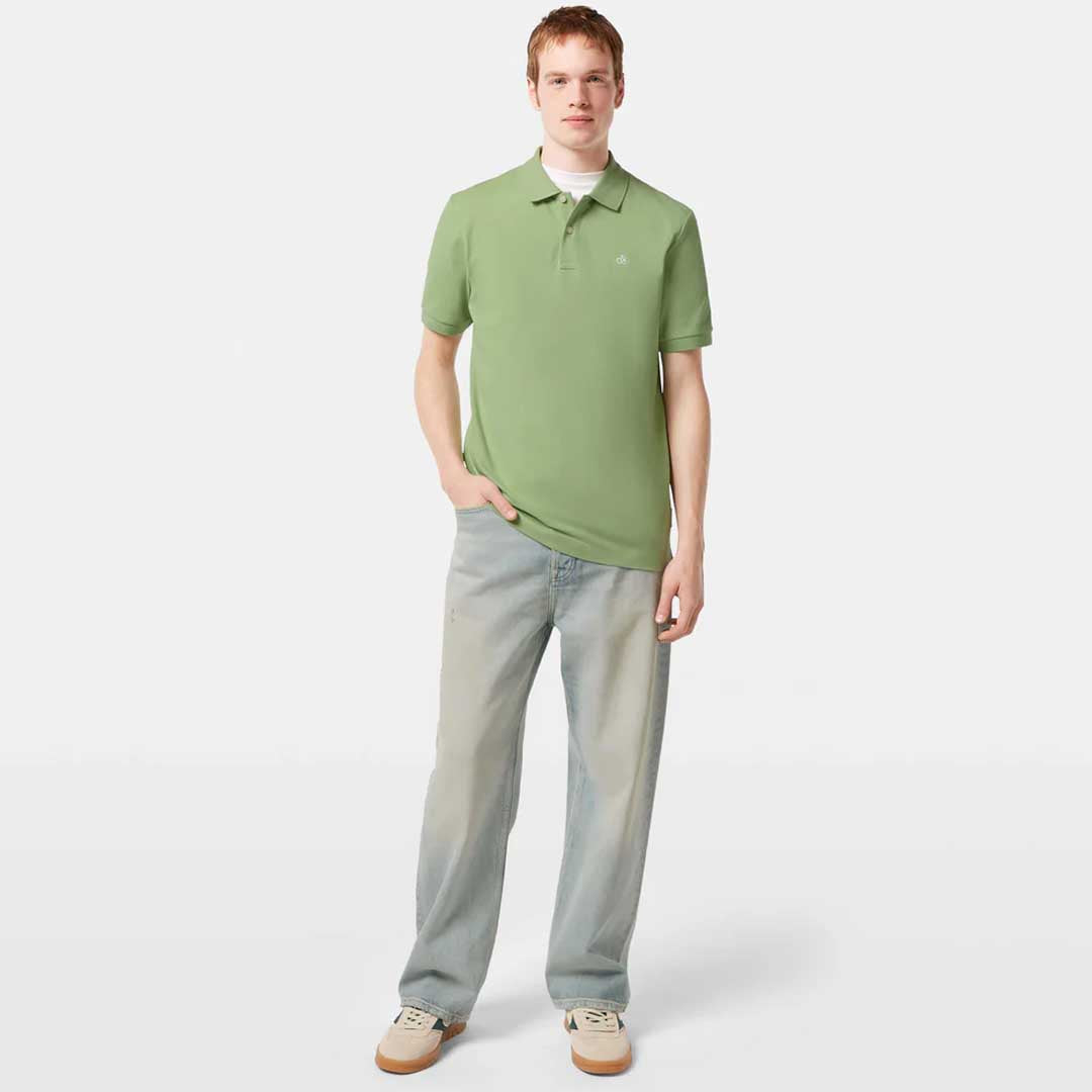 Pique Polo Shirt | Pistachio