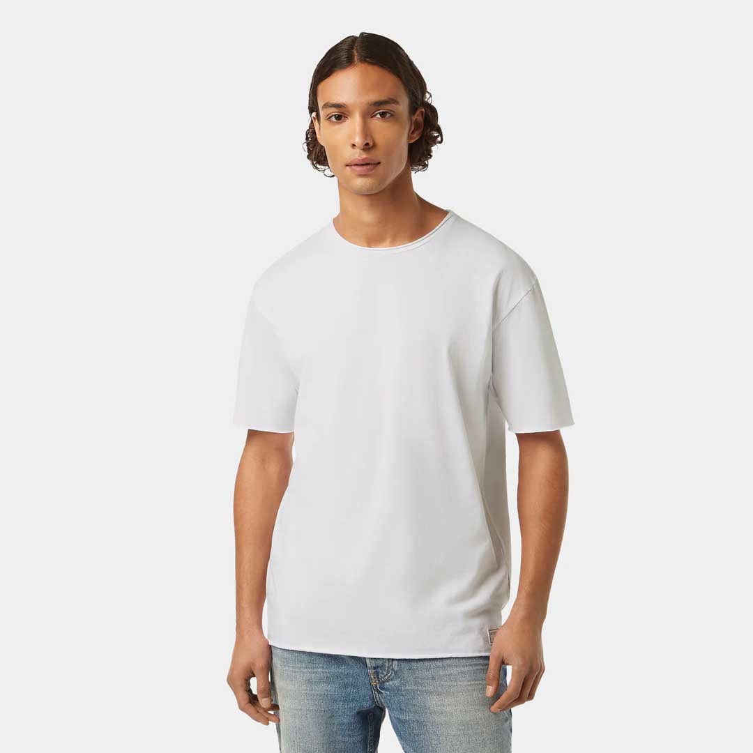 Raw Edge T-Shirt | White