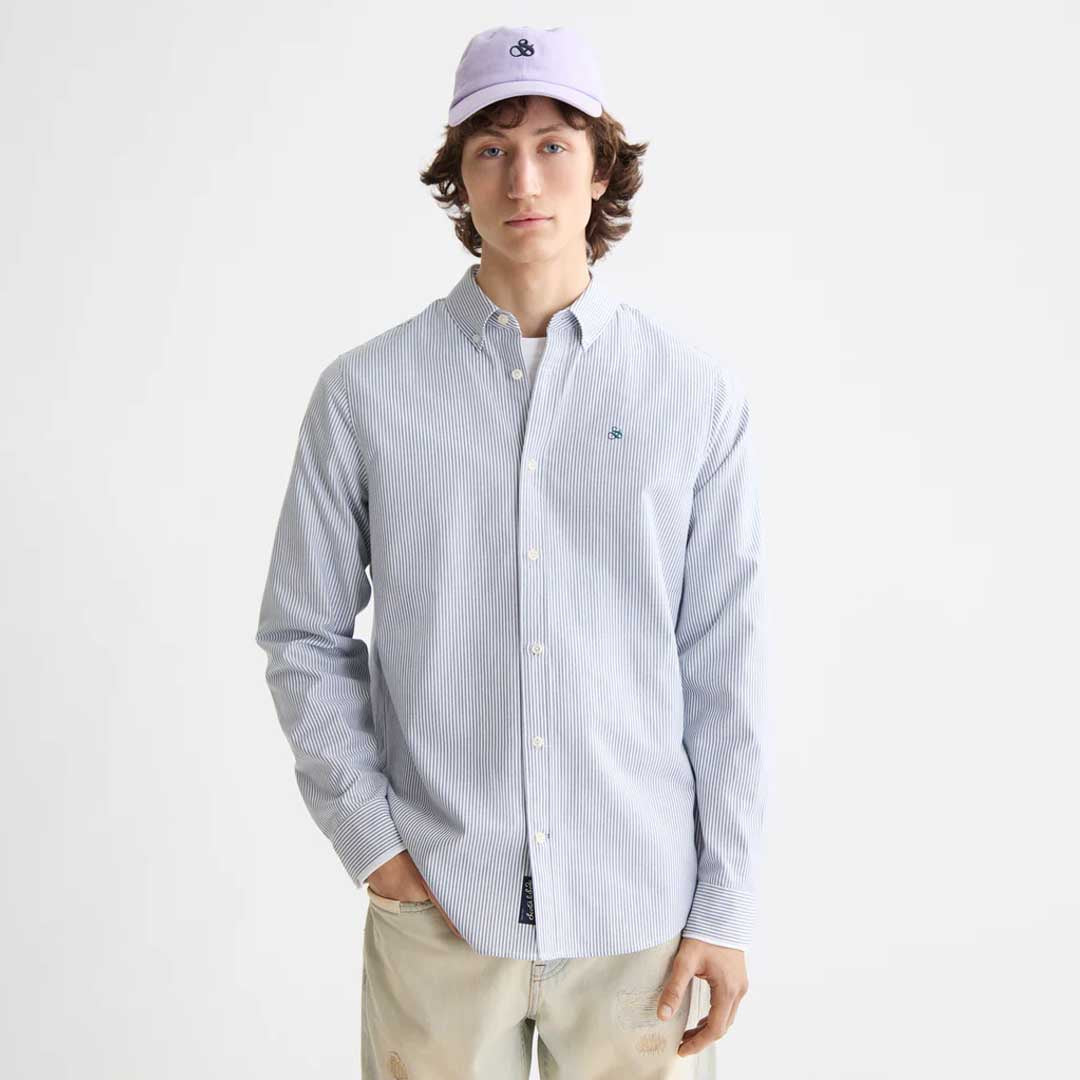 Striped Oxford Shirt | Insignia Blue Stripe
