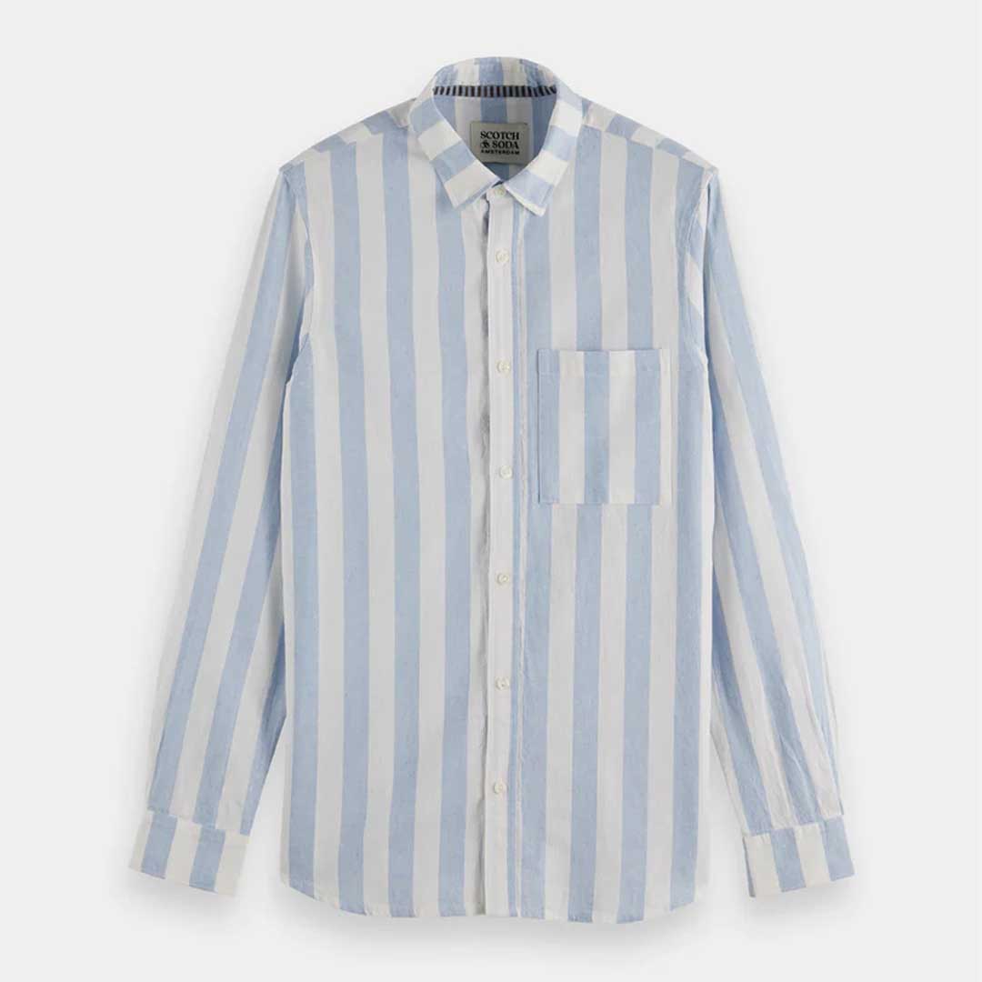 Striped Shirt | Sky Blue Stripe