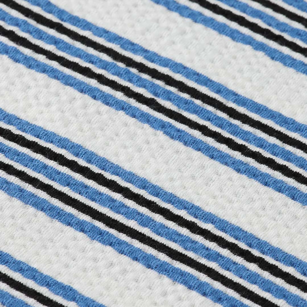 STRIPED YARN-DYED TEE | BLUE WHITE STRIPE