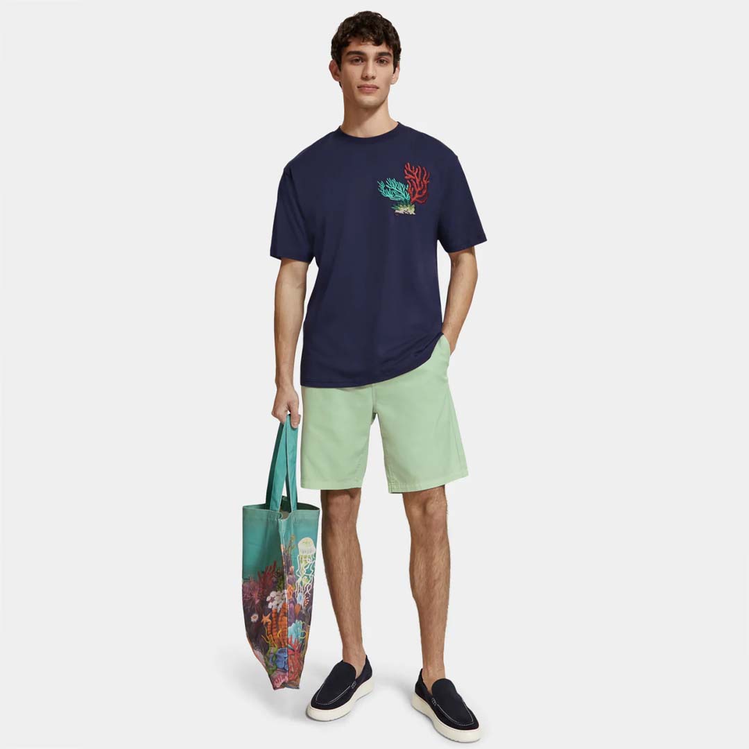STUART TWILL SHORT | SEAFOAM