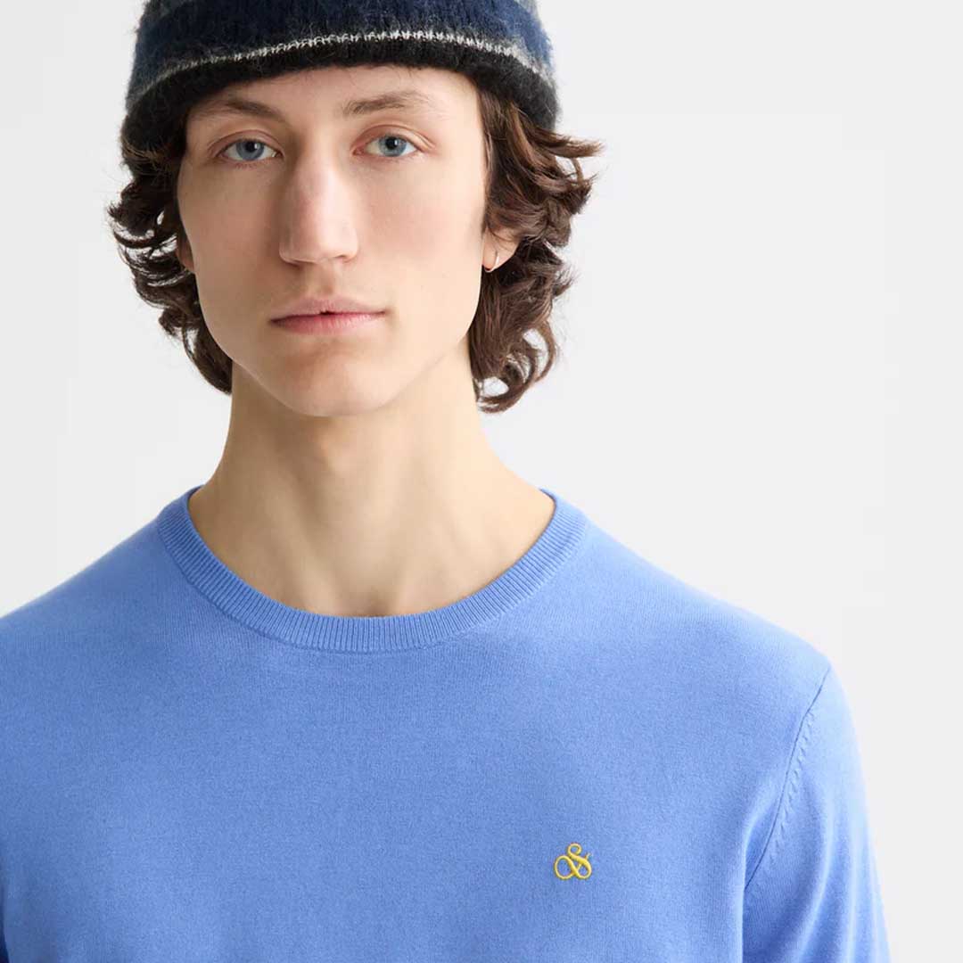 Ecovero blend pullover | Blue Bonnet