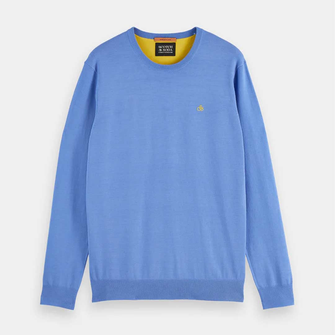 Ecovero blend pullover | Blue Bonnet