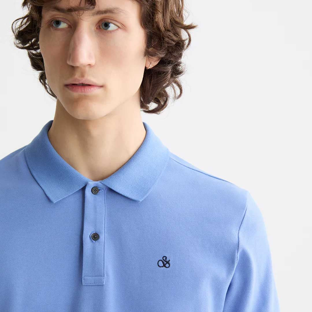 Regular Fit Polo | Blue Bonnet