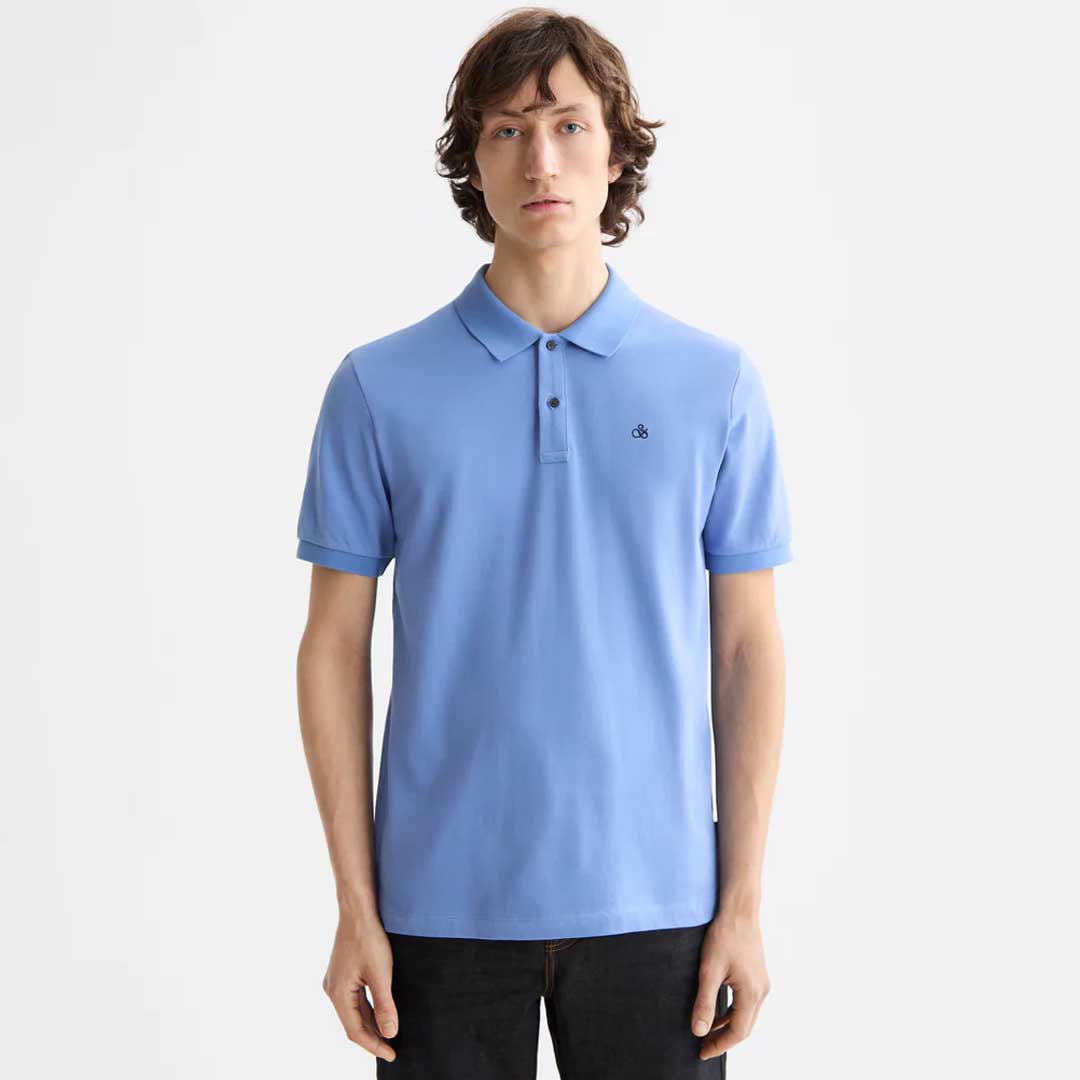 Regular Fit Polo | Blue Bonnet