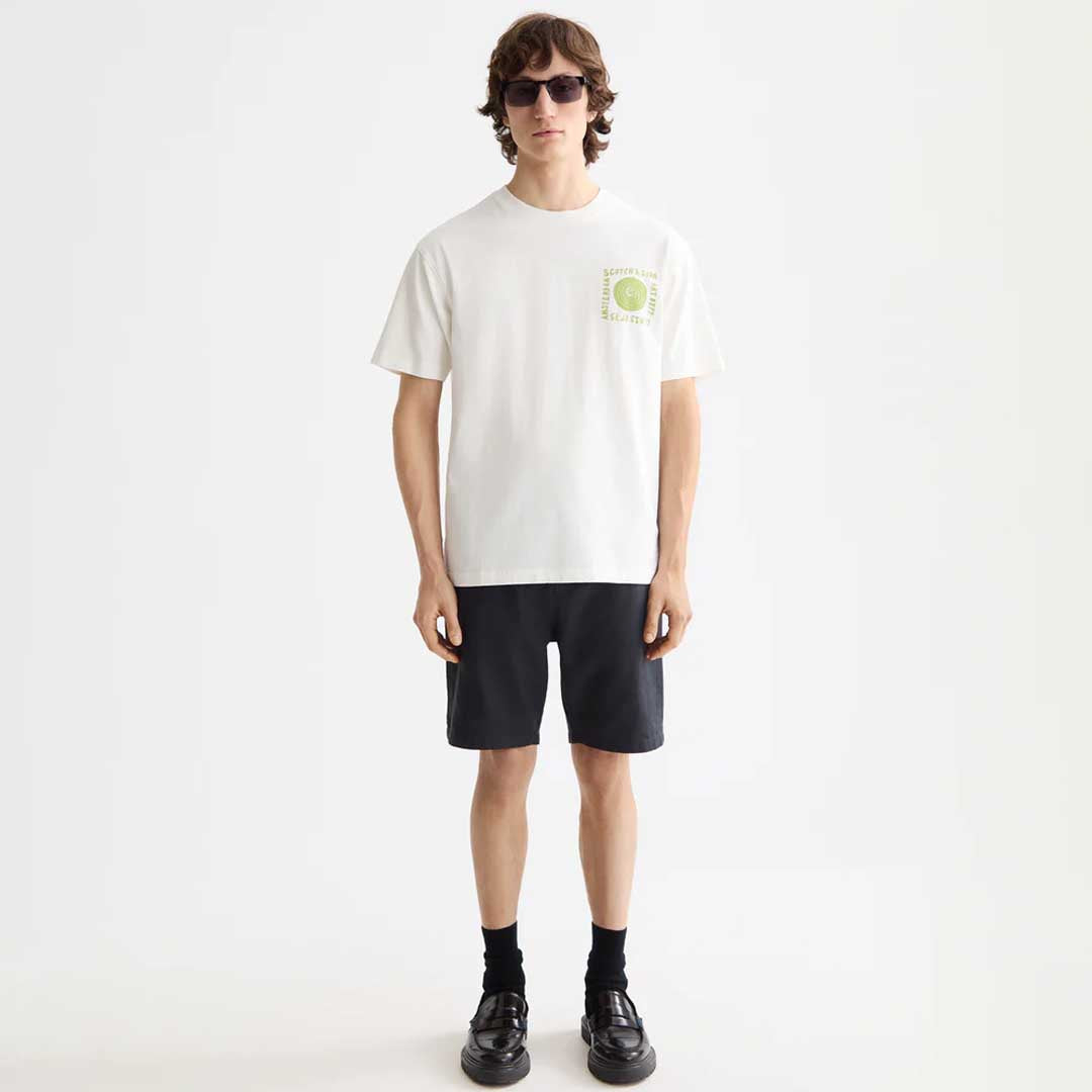 Washed Artwork T-Shirt | Bright White