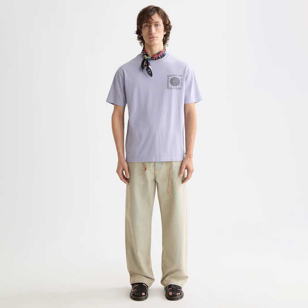 Washed Artwork T-Shirt | Languid lavender