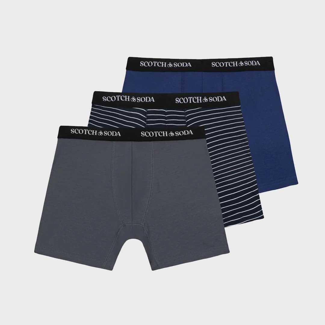 3-pack boxer briefs | Grey Navy