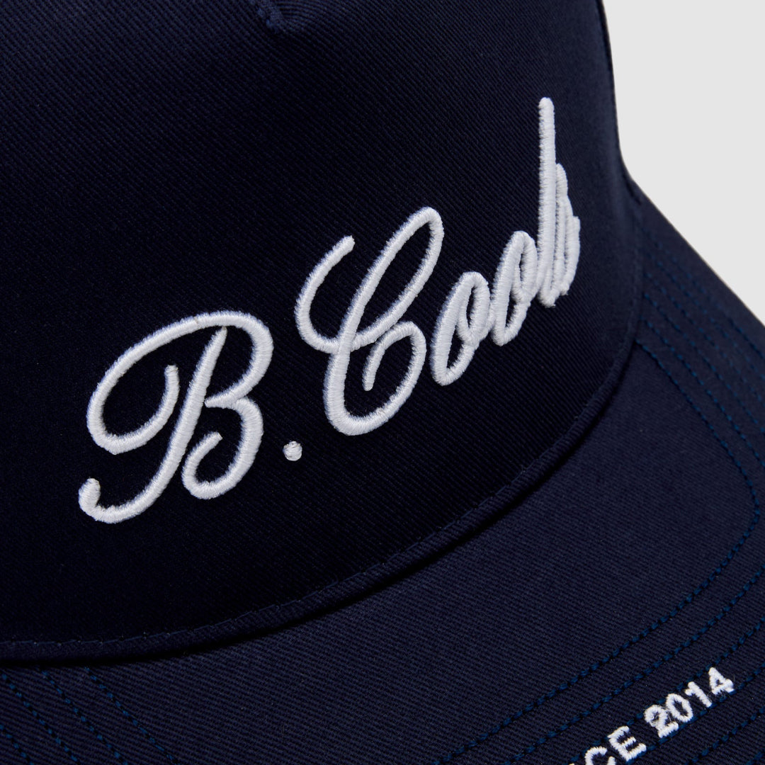 B.Cools Scribe Cap in navy, back