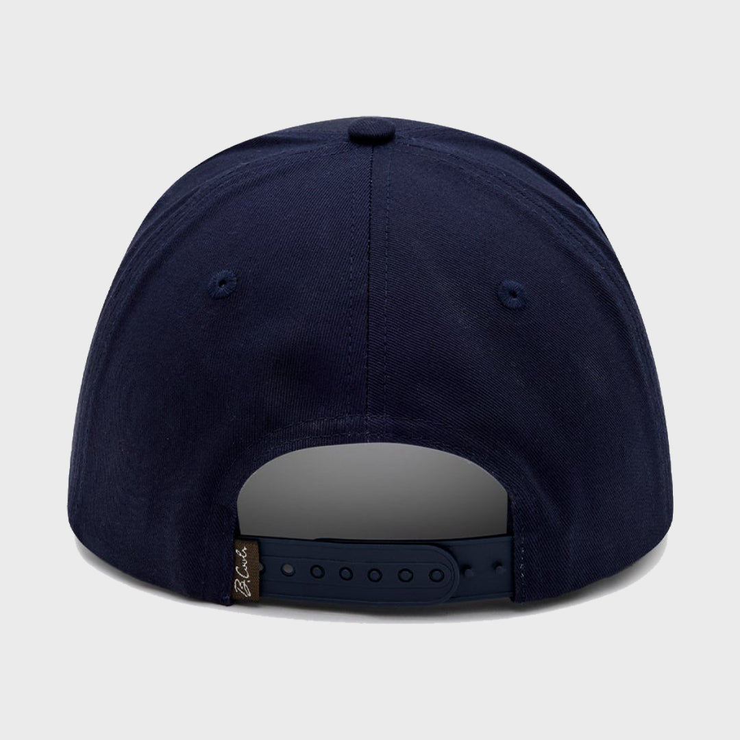 B.Cools Scribe Cap in navy, brim detail