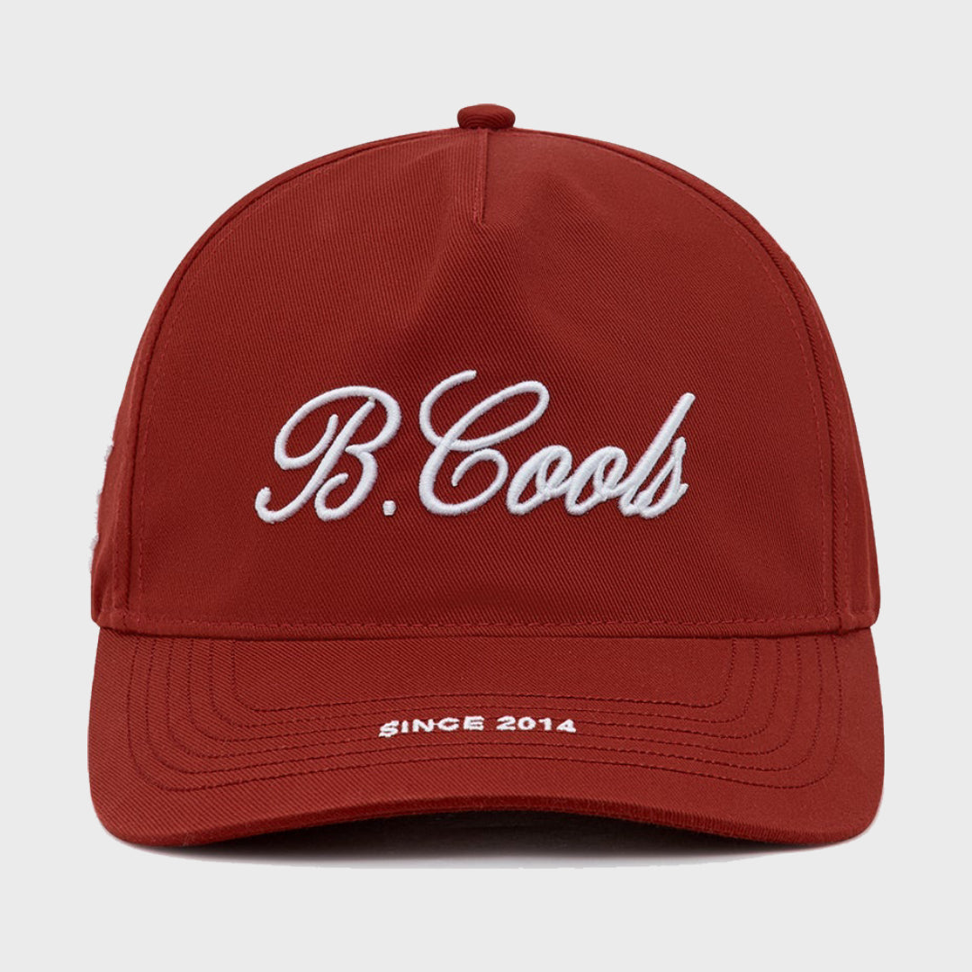 B.Cools Scribe Cap in red, front