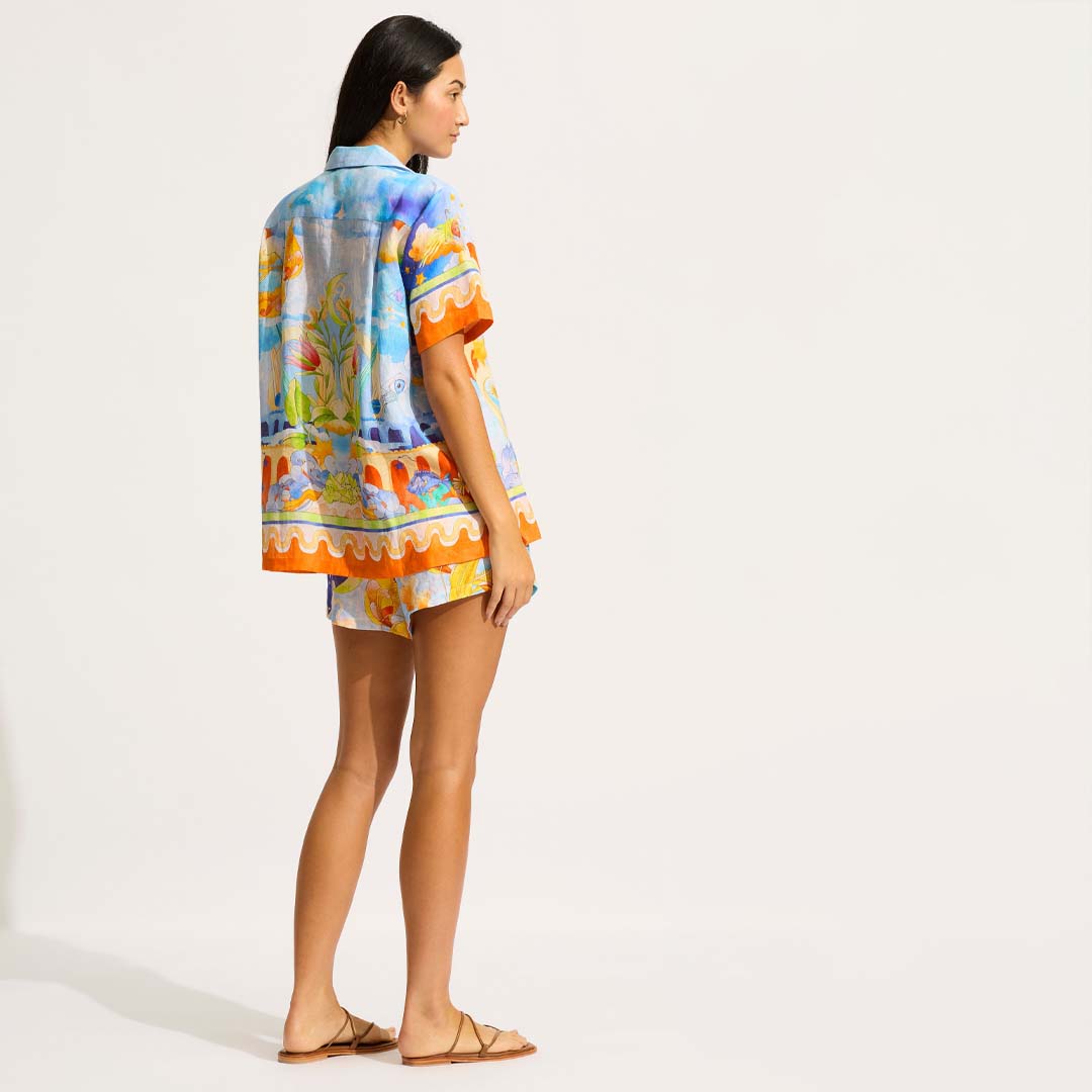 AQUARIUS SHIRT | TURQUOISE